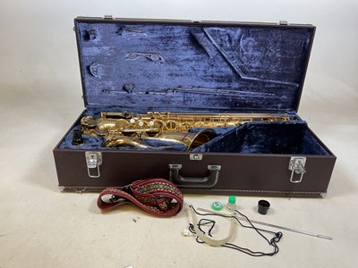 Lot 110 - A cased Yamaha tenor saxophone, serial number...