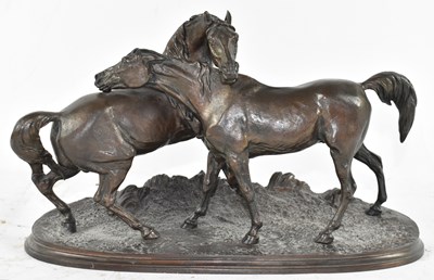 Lot 586 - AFTER P J MENE; an early 20th century bronze...