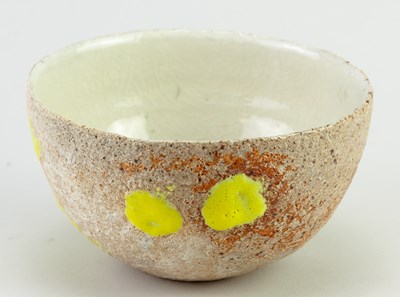 Lot 63 - AKIKO HIRAI (born 1970); a stoneware chawan...