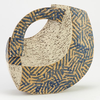 Lot 130 - BEN ARNUP (born 1954); a stoneware trompe...