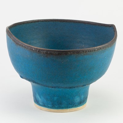 Lot 53 - ABDO NAGI (1941-2001); a stoneware pedestal...