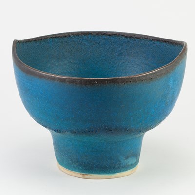 Lot 53 - ABDO NAGI (1941-2001); a stoneware pedestal...