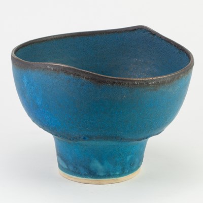 Lot 53 - ABDO NAGI (1941-2001); a stoneware pedestal...