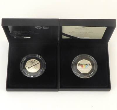 Lot 670 - THE ROYAL MINT; two Commonwealth Games...