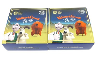 Lot 668 - THE ROYAL MINT; two 'Wallace and Grommit 2019...