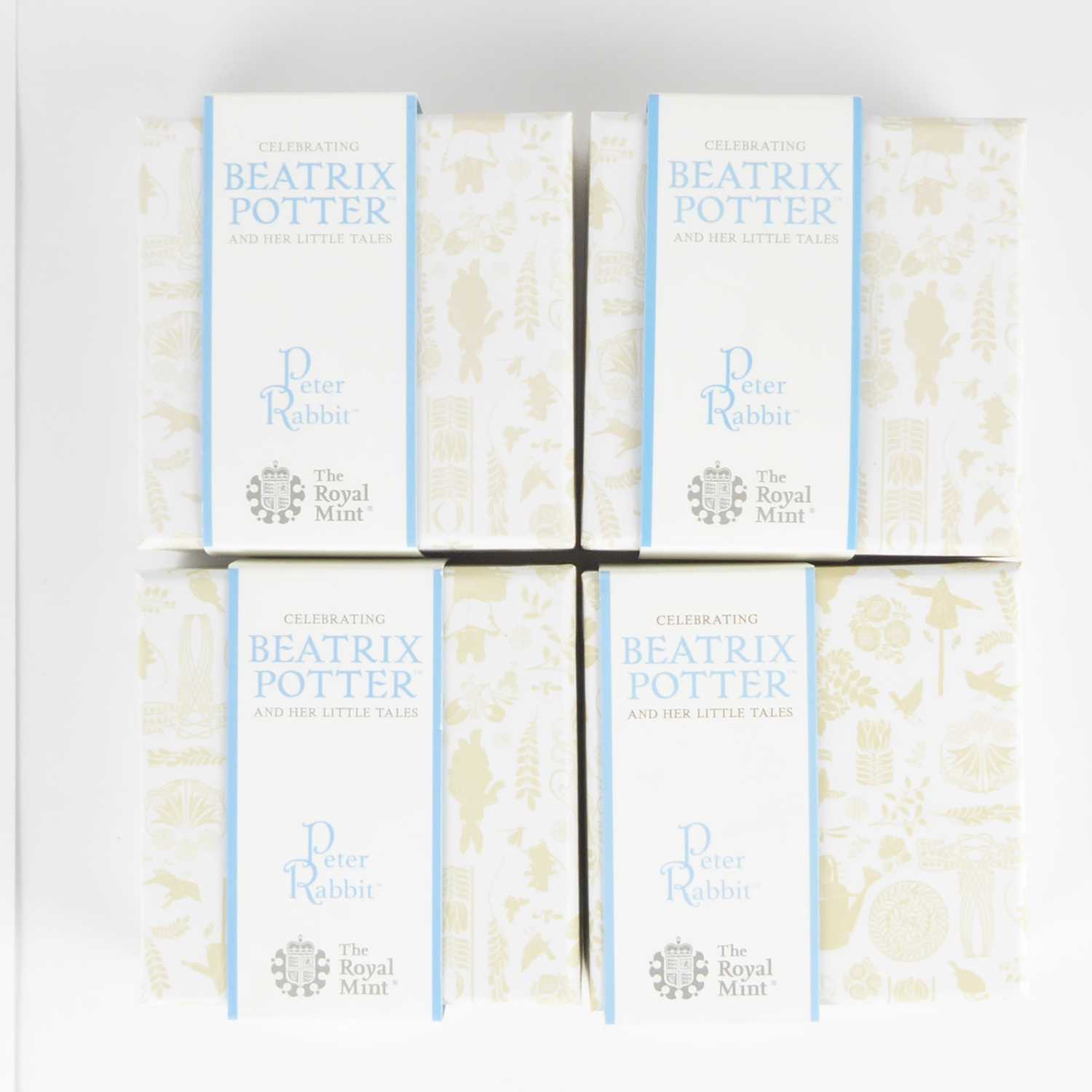 2017 Beatrix Potter 50p Coin Set Of 4 Royal Mint Packs | Romiley Coins - View #5