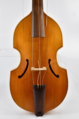 Lot 1268 - A modern bass viol, built from a kit supplied...