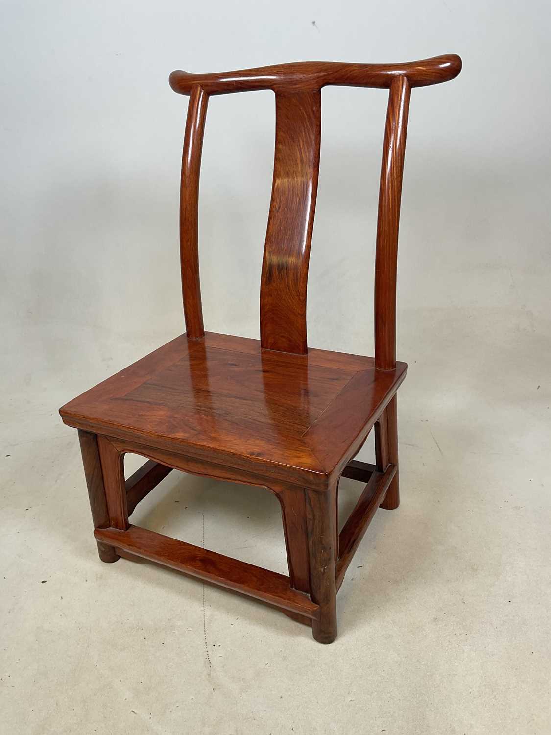 Lot 660 - A contemporary Chinese child's chair with yoke...