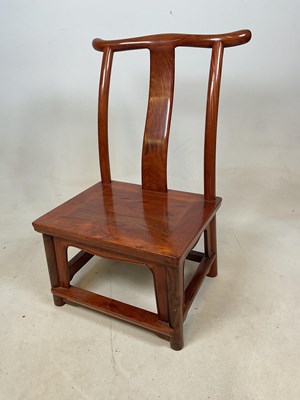 Lot 660 - A contemporary Chinese child's chair with yoke...