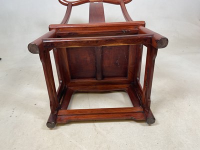 Lot 660 - A contemporary Chinese child's chair with yoke...