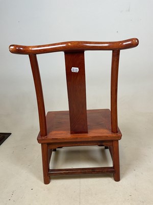 Lot 660 - A contemporary Chinese child's chair with yoke...