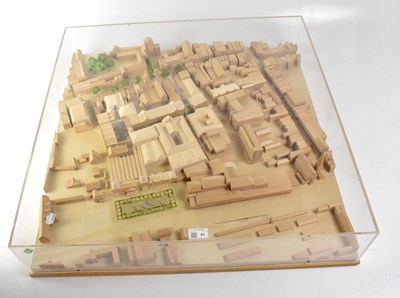 Lot 81 - An Architect's glazed street plan model