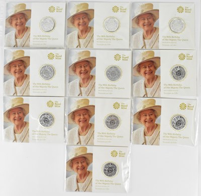 Lot 719 - THE ROYAL MINT; ten coin presentation cards...