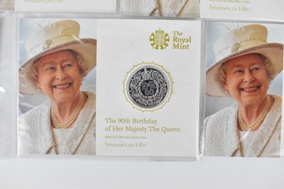 Lot 675 - THE ROYAL MINT; five coin presentation cards...