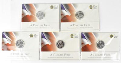 Lot 686 - THE ROYAL MINT; five 'A Timeless First: The...