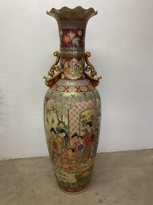 Lot 219 - A monumental 20th century Chinese baluster...