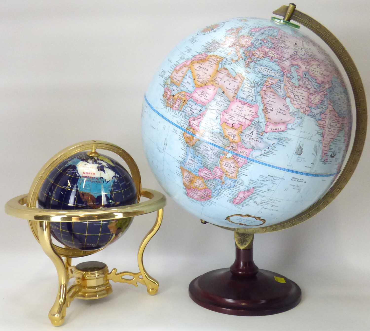 Lot 131 - Two modern globes