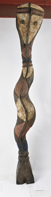 Lot 511 - TRIBAL ART; a large West African standing...