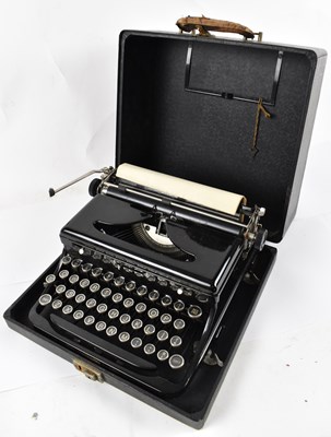 Lot 246 - A vintage Royal cased portable typewriter.