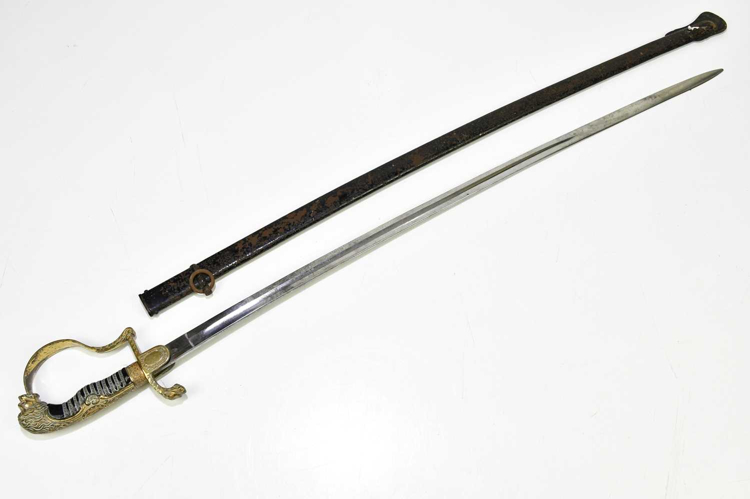 Lot 666 - A Prussian artillery officer's sabre made by...