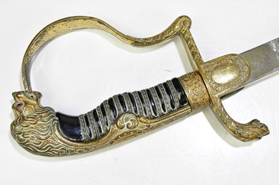 Lot 666 - A Prussian artillery officer's sabre made by...