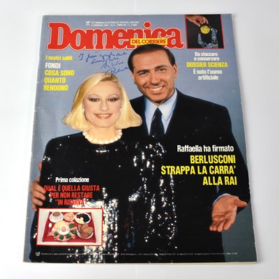 Lot 502 - SILVIO BERLUSCONI; a copy of 'Domenica'...