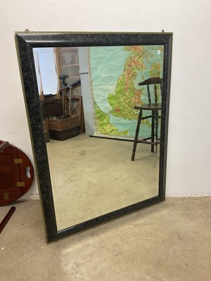 Lot 636 - A large contemporary rectangular bevelled wall...