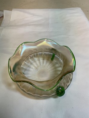 Lot 141 - An Art Nouveau slightly iridescent glass bowl...