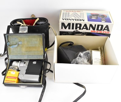 Lot 455 - MIRANDA; an MS-2 Super Zoom SLR outfit, boxed,...