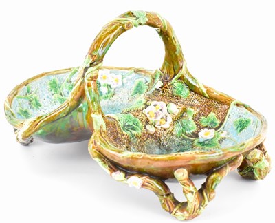 Lot 238 - GEORGE JONES; a 19th century Majolica pottery...