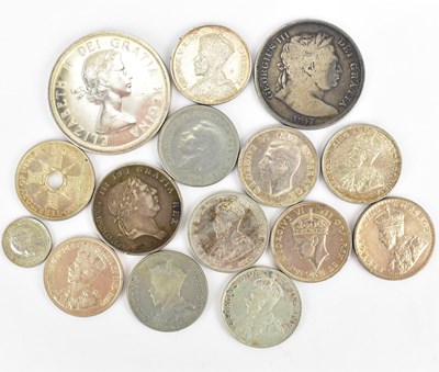 Lot 677 - Various world silver coins to include 1935...