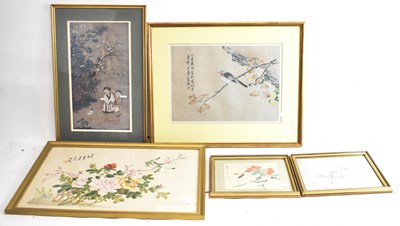 Lot 178 - Four assorted Chinese watercolours all...