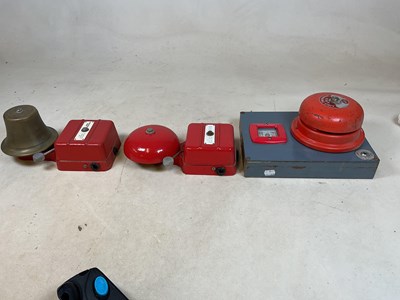 Lot 13 - Three vintage wall mounted fire alarms...