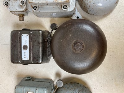 Lot 14 - Three vintage wall mounted fire alarms...