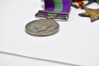 Lot 494 - Four WWII medals comprising George VI General...