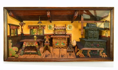 Lot 2096 - BLACK FOREST; an unusual musical diorama,...