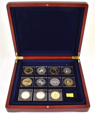 Lot 703 - MILLIONARE'S COLLECTION; eleven hallmarked...