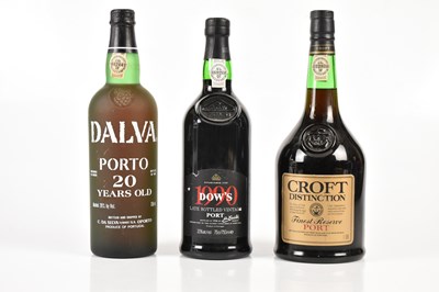 Lot 4106 - PORT; three bottles, comprising Dow's 1990...