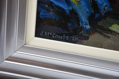 Lot 190 - JOHN MCCOMBS (born 1943); oil, 'Vagrant Series'...