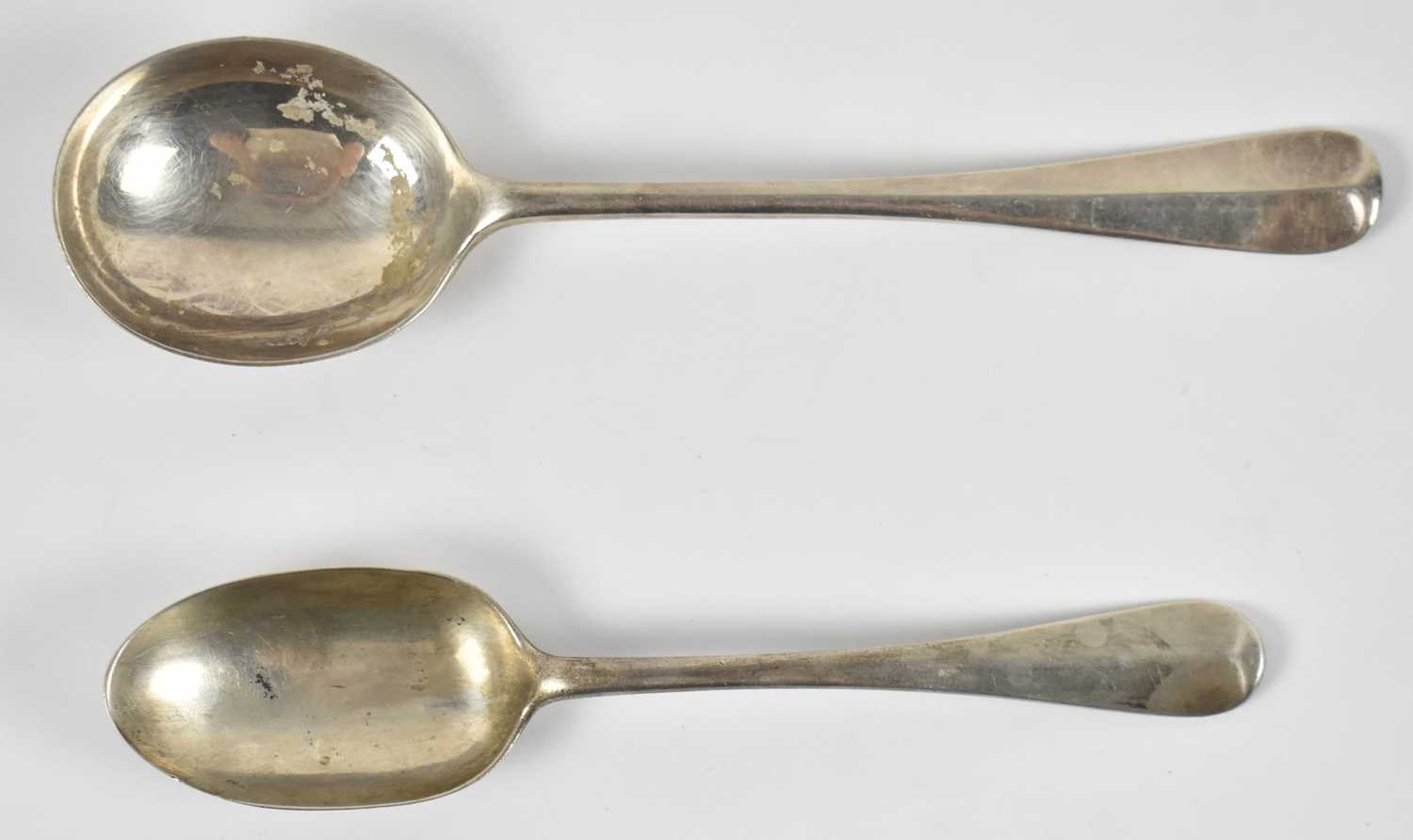 Lot 585 - A George VI hallmarked silver spoon, Sheffield...