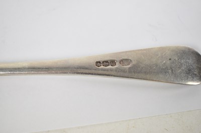 Lot 585 - A George VI hallmarked silver spoon, Sheffield...