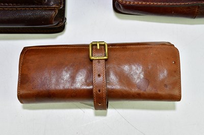 Lot 690 - THE BRIDGE; a black leather shoulder bag...