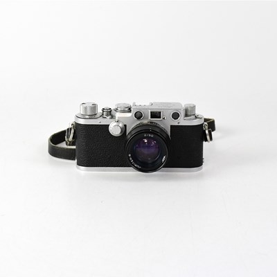 Lot 467 - LEICA; a IIIf 35mm rangefinder camera, serial...