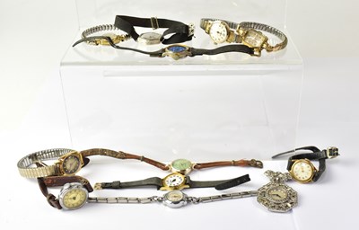 Lot 976 - A collection of ladies' wristwatches to...