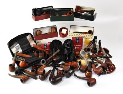 Lot 213 - A large collection of pipes and accessories to...