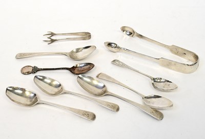 Lot 562 - A small quantity of hallmarked silver spoons...