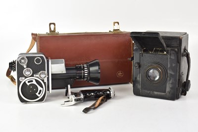 Lot 444 - A Paillard Bolex P1 Zoom Reflex cine camera...