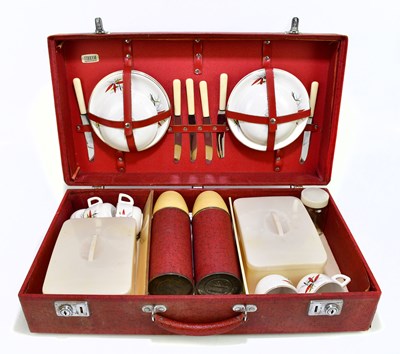 Lot 2109 - VICTORIA & TRENTHAM; a picnic case, containing...