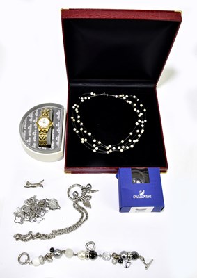 Lot 383 - A quantity of costume jewellery including...