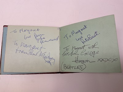 Lot 2070 - THE BEATLES; a full set of autographs within...